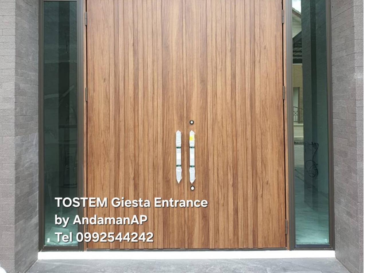 ประตูหน้าบ้านลายไม้ TOSTEM Giesta — ประตูทอสเท็มรุ่นเรือธง 14 ดีไซน์